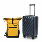 Voyager Mustard Backpack + Expand Pro Blue Carry-on