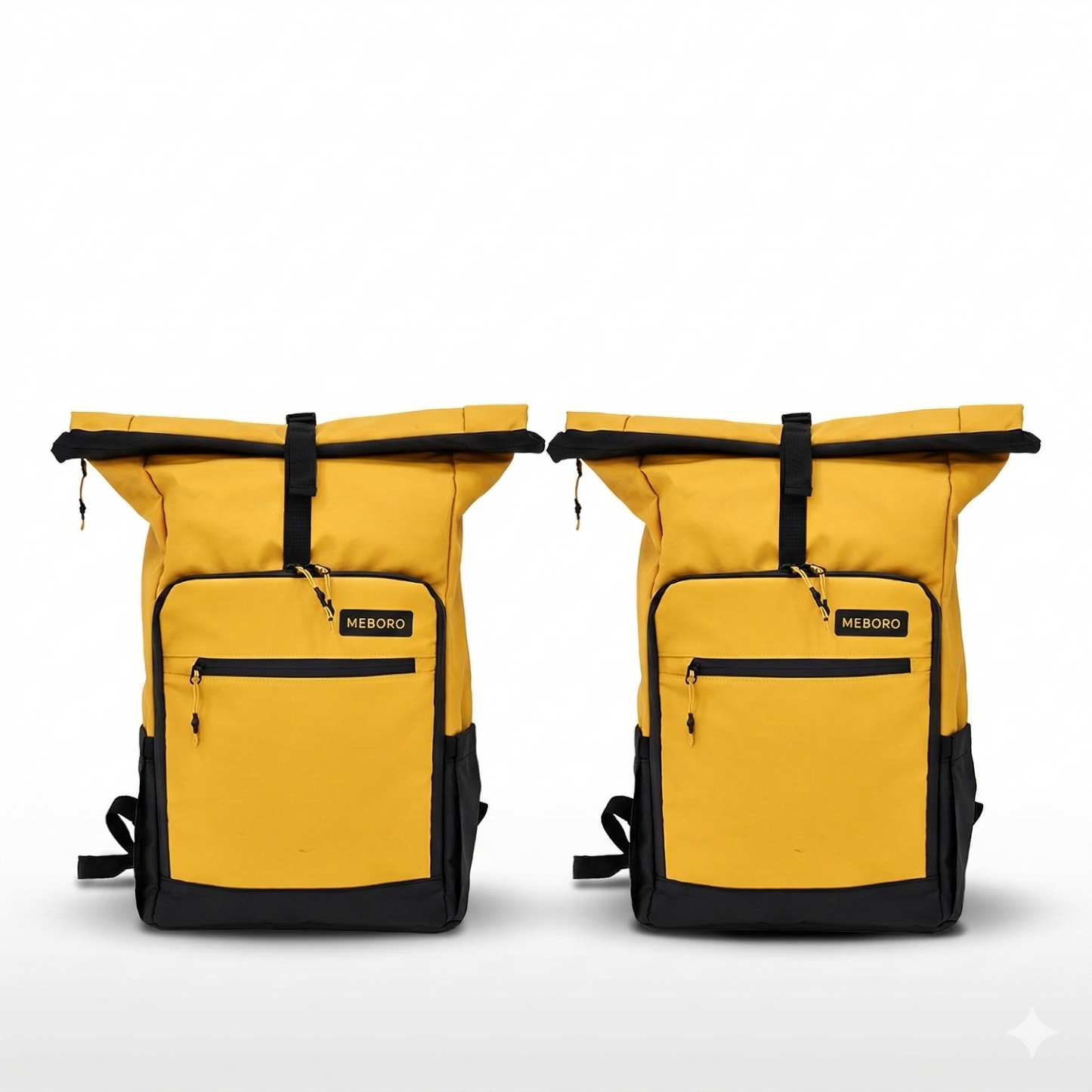 Voyager Mustard Backpack: Set of 2