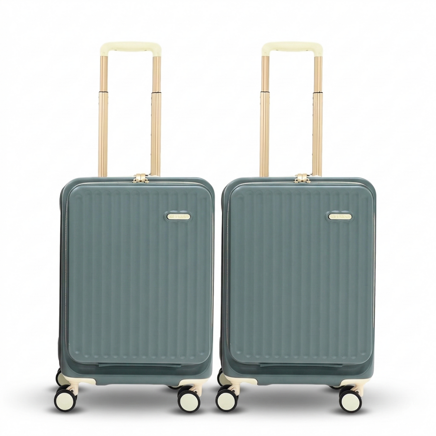 Ascend Carry-on Trolley (Teal): Set of 2
