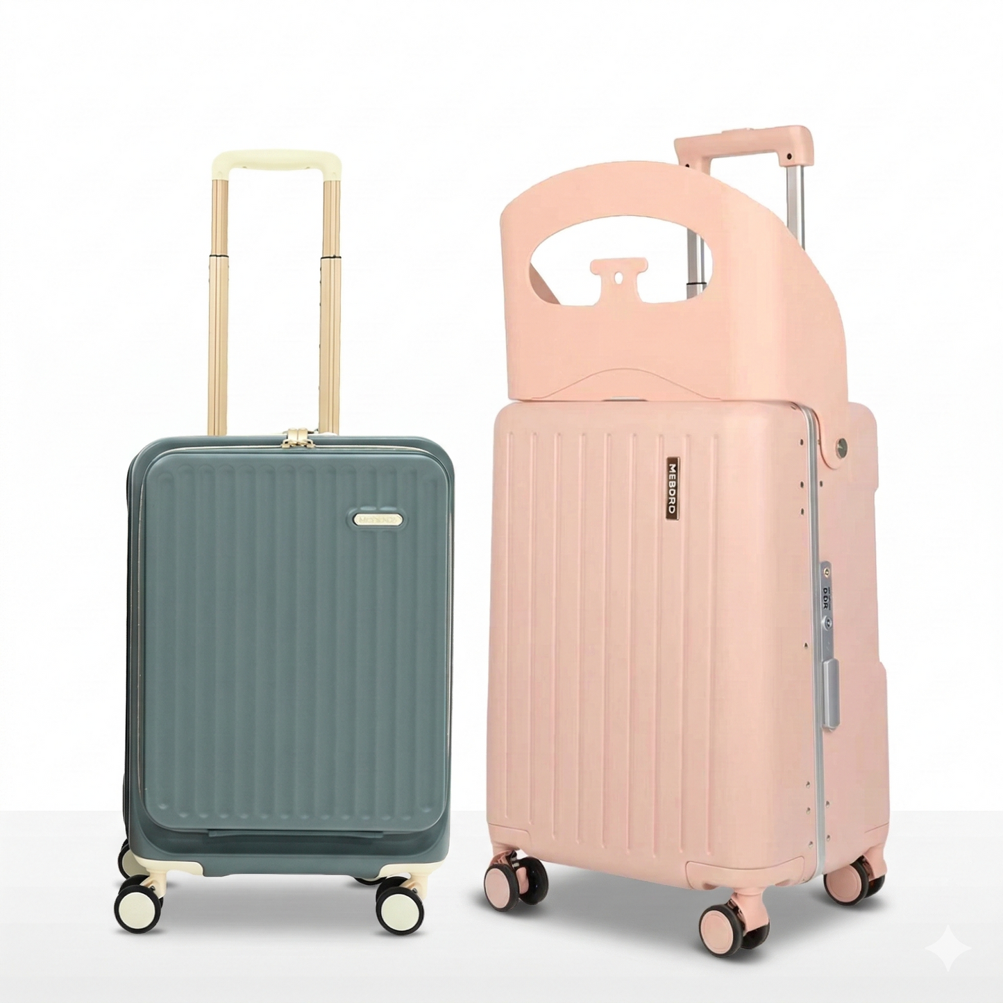 Ascend Carry-on Trolley (Teal) + ExpandPro Cabin Luggage