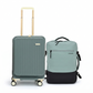 Ascend Carry-on Trolley (Teal) + Candence Glacier Teal Backpack