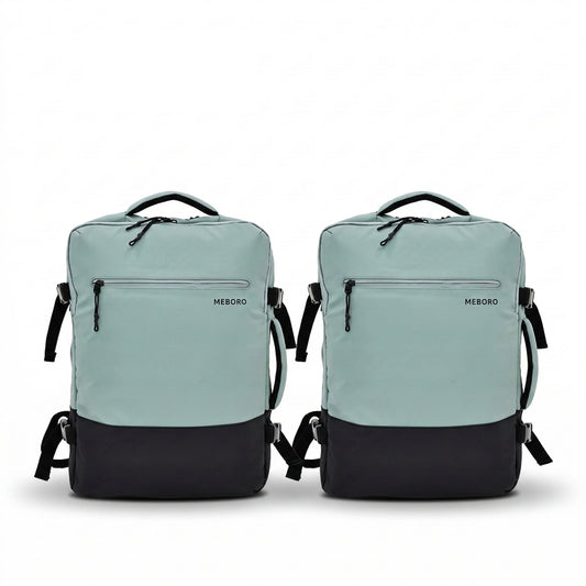 Candence Glacier Teal Backpack: Set of 2