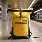 Voyager Mustard Backpack: Set of 2