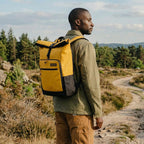 Voyager Mustard Backpack: Set of 2