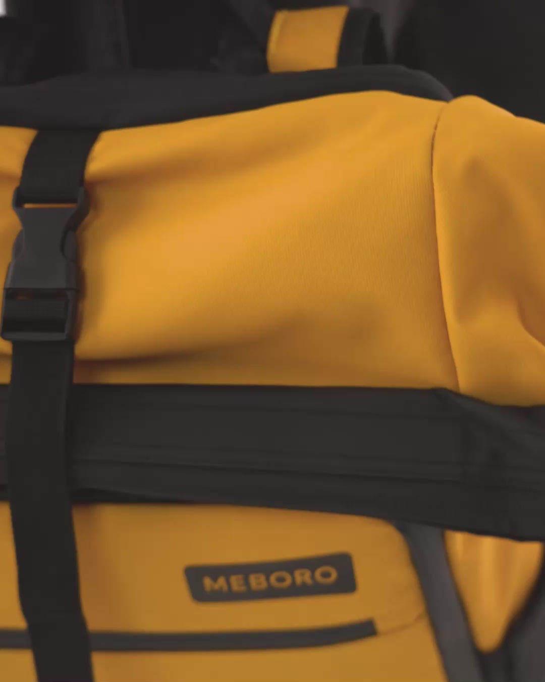 Voyager Mustard Backpack: Set of 2